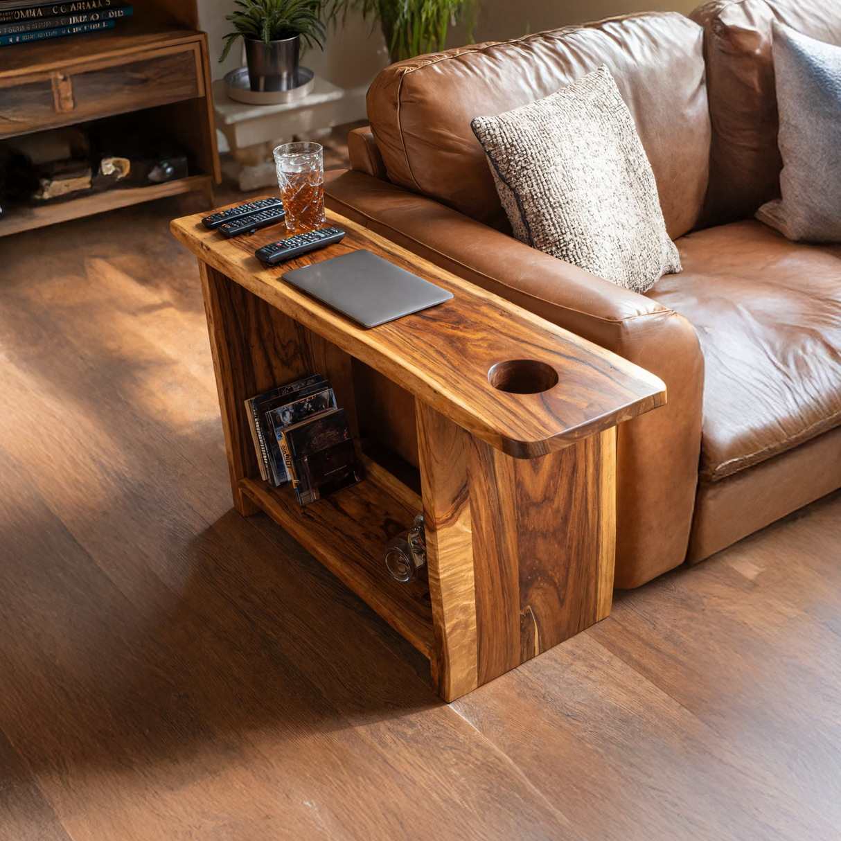 Rustic Farmhouse Side Table For Cozy Living Space