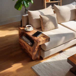 Farmhouse Solid Wood Armrest For Living Room Design