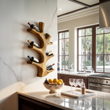 Luxury Wine Rack Wall Sculpture For Kitchen And Living Room