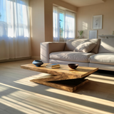 Handcrafted Coffee Table For Cozy Living Room Spaces