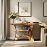 Farmhouse Solid Wood Entryway Console For Bedroom Design