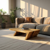 Unique Center Table With Rustic Charm For Living Room