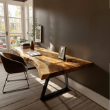 Farmhouse Solid Wood Tabletop For Bedroom Design