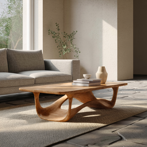 Contemporary Sculptural Coffee Table For Living Room