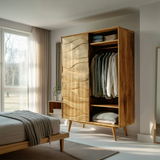 Artistic Sculptural Wardrobe For Bedroom Decor Interior