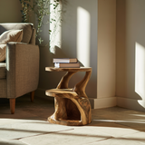 Contemporary Side Table Layered Design For Living Space