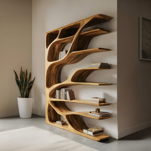Modern Statement Bookshelf For Home Interiors Decor