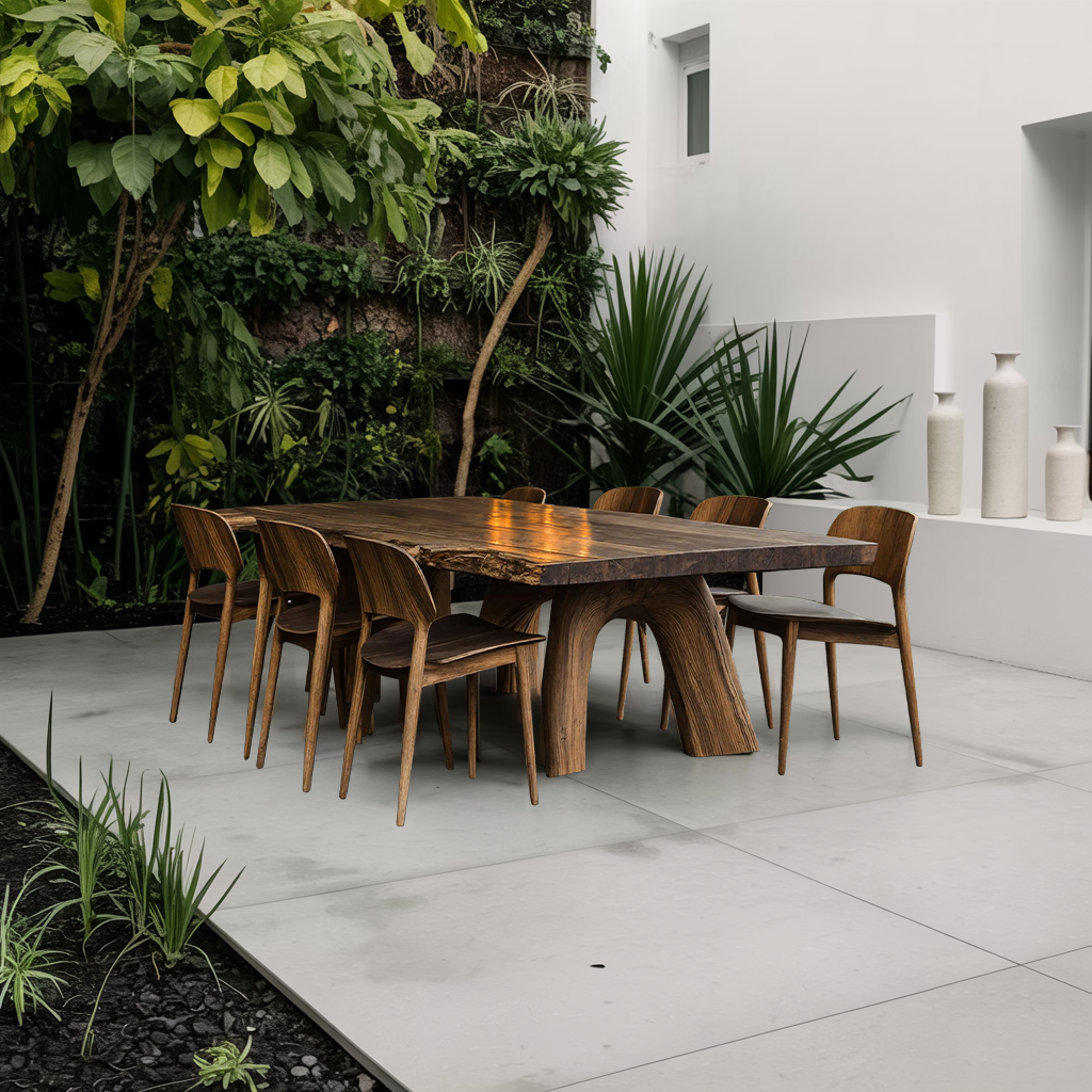 Handcrafted Wood Table For Elegant Kitchen Design