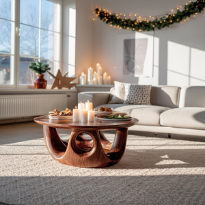 Mid Century Wooden Coffee Table For Stylish Living Room Furniture