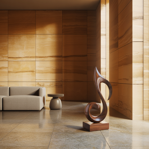 Mid Century Abstract Sculpture For Outdoor Garden Style