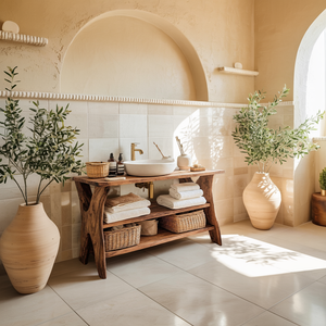 Handcrafted Live Edge Vanity For Bathroom Functionality