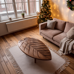 Rustic Solid Wood Coffee Table For Holiday Furniture Decoration