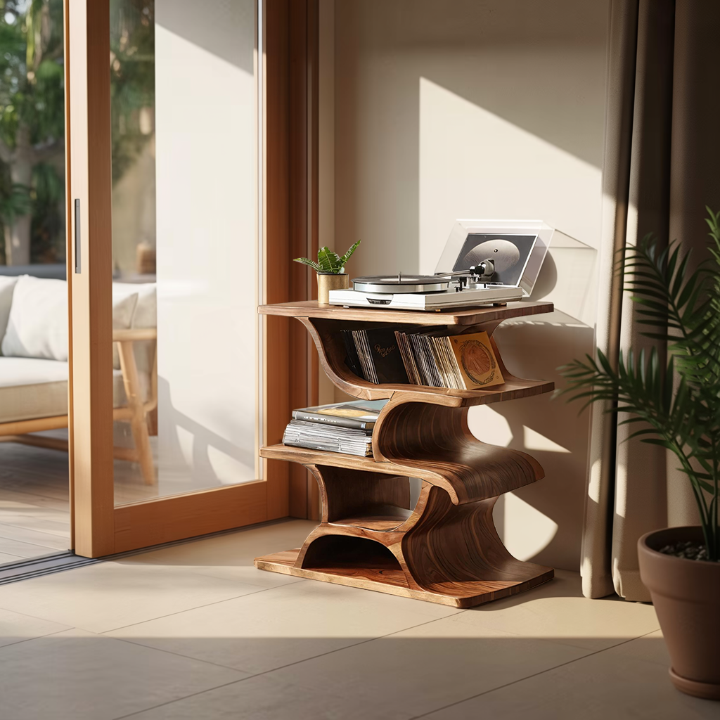 Mid Century Record Table For Stylish Furniture Decor