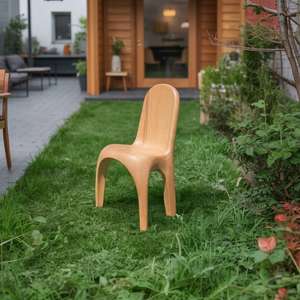 Modern Sculptural Chair With Minimalist Design For Living Room