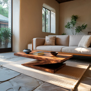 Handcrafted Coffee Table For Cozy Living Room Spaces