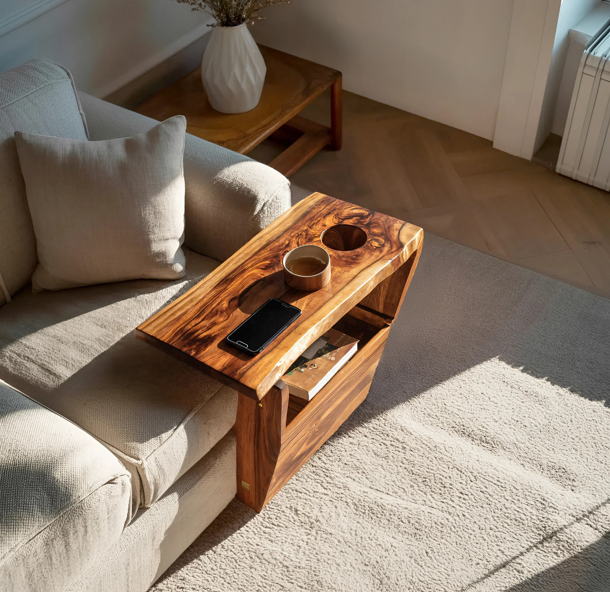 Farmhouse Solid Wood Armrest For Sofa Decor Ideas