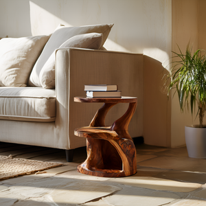 Contemporary Side Table Layered Design For Living Space