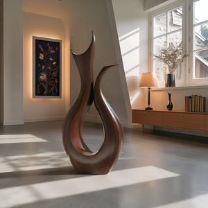 Farmhouse Abstract Sculpture For Furniture Rustic Decor