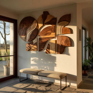 Farmhouse Wooden Wall Art Sculpture For Home Decor