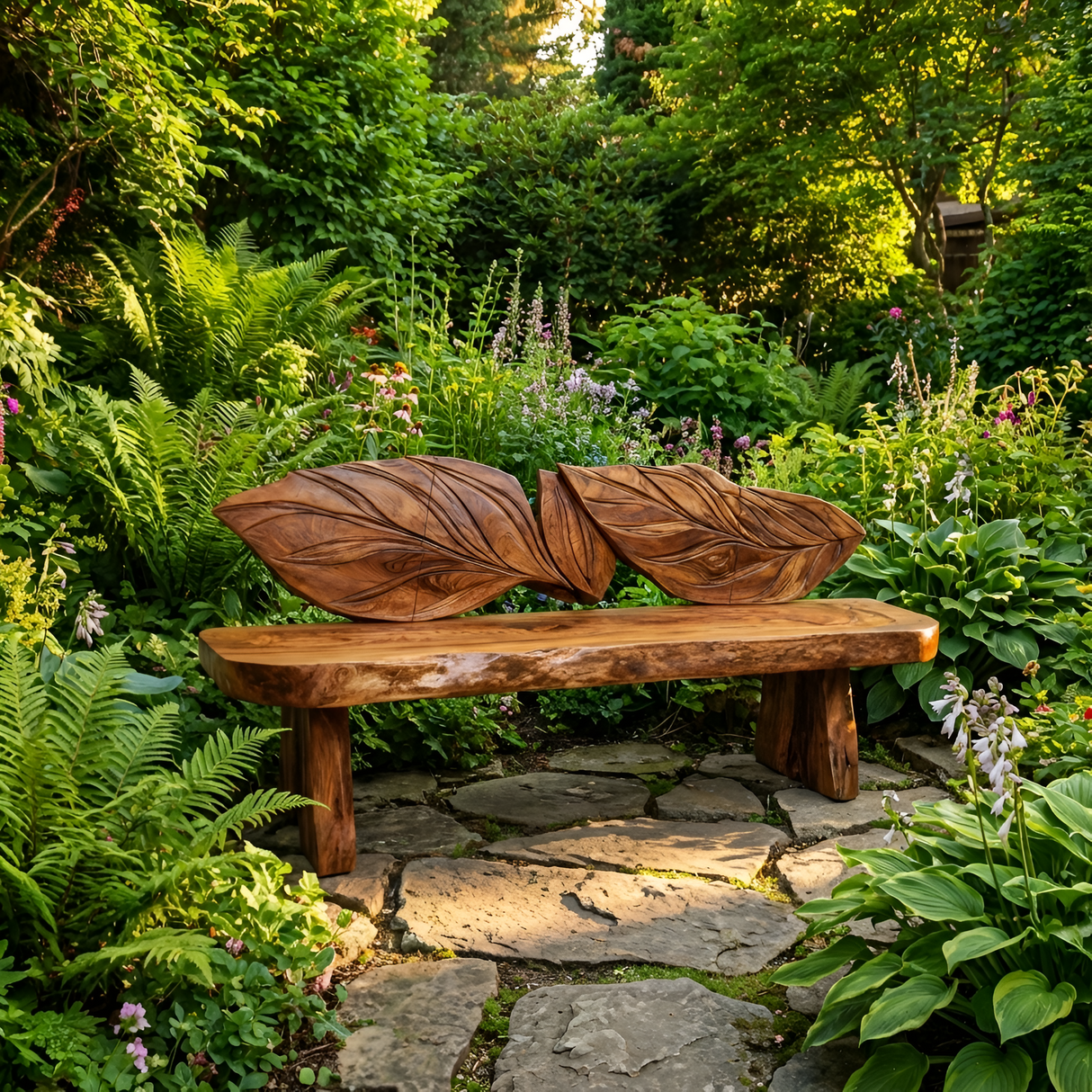 Live Edge Solid Wood Bench For Entryway Interior Decor
