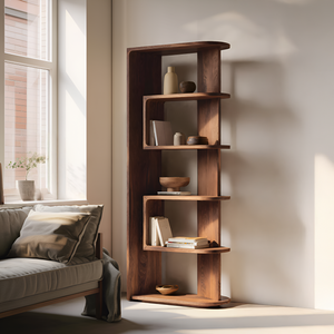 Minimalist Vertical Display Bookshelf For Living Room
