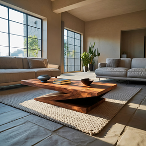 Handcrafted Coffee Table For Cozy Living Room Spaces