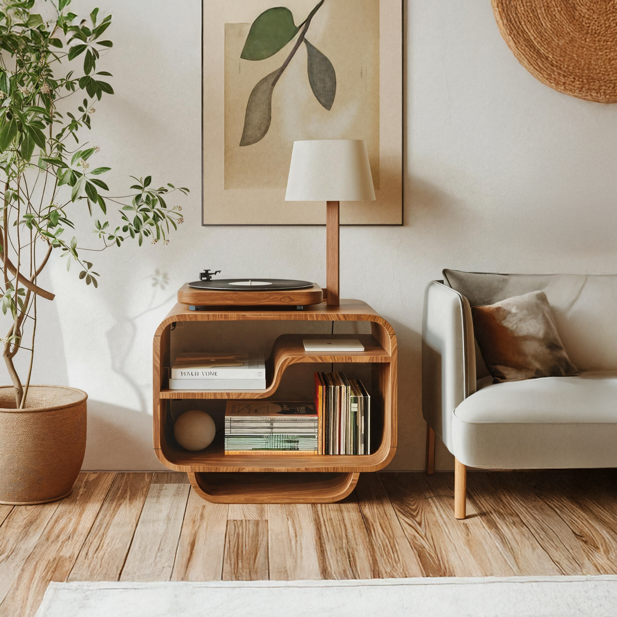 Farmhouse Style Media Cabinet For Entryway Decor