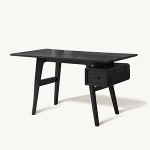 Mid-Century Desk With Drawer For Home Office Space