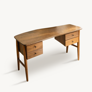 Mid Century Writing Desk For Bedroom Workspace Or Study Nook