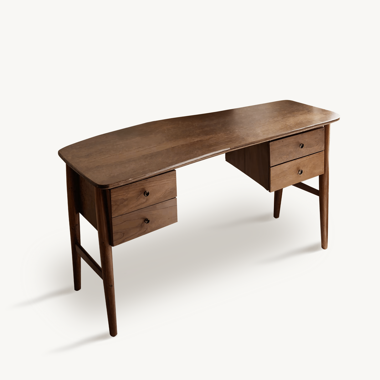 Mid Century Writing Desk For Bedroom Workspace Or Study Nook