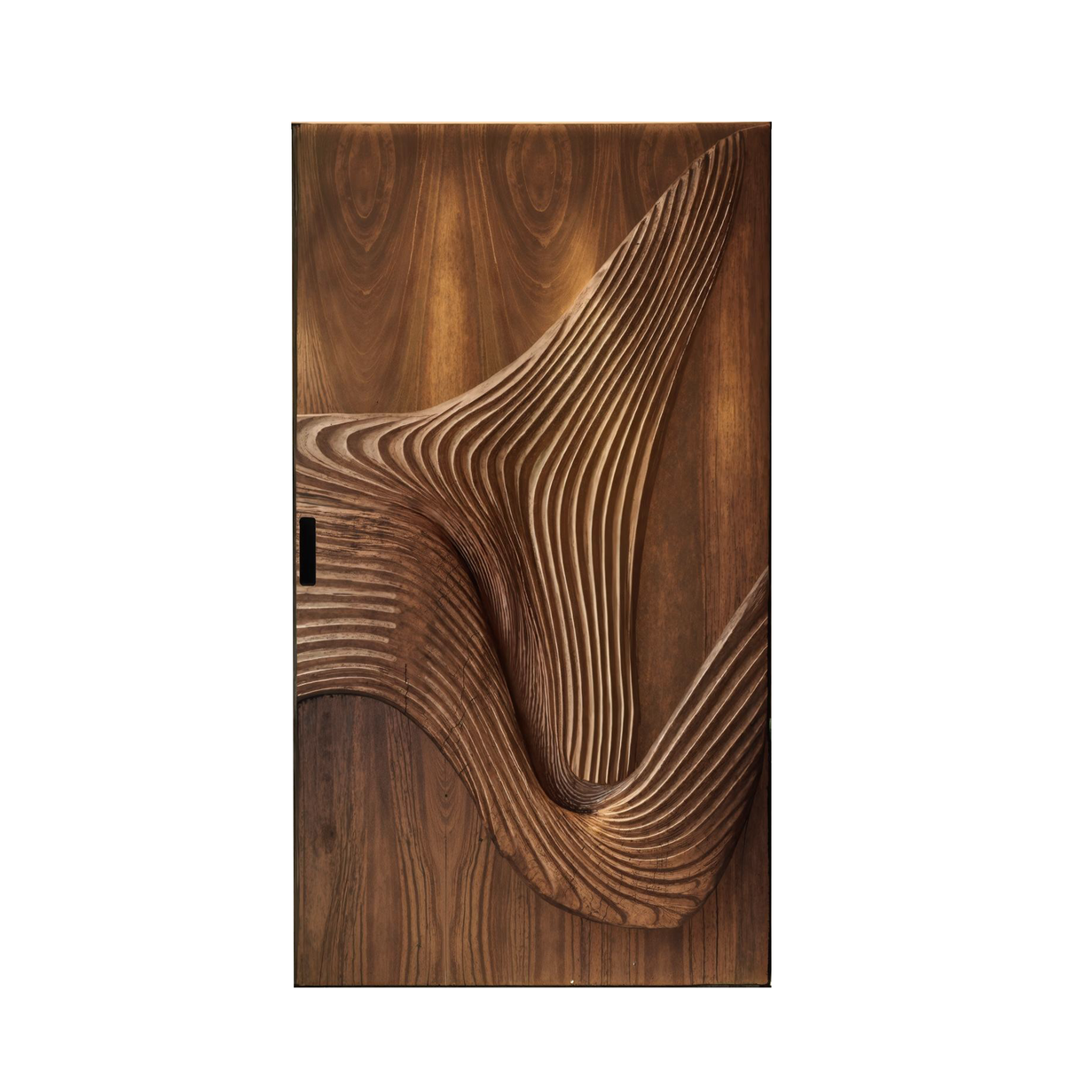 Modern Carved Sliding Door For Bathroom And Entrance