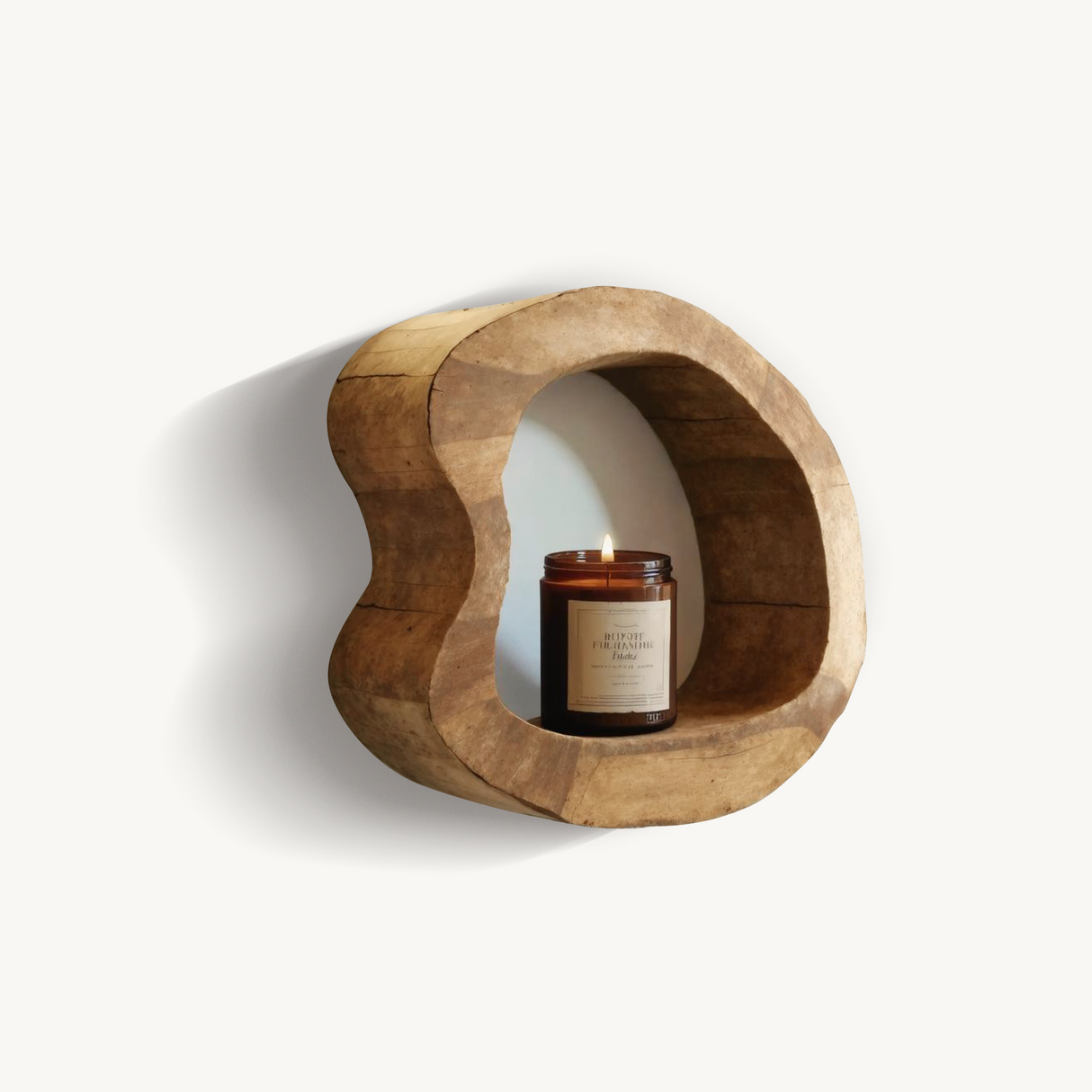 Sculptural Wall Shelf Set For Living Room Or Hallway