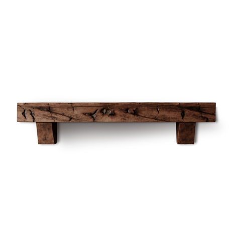 Rustic Fireplace Mantel Beam For Cozy Living Room Decor