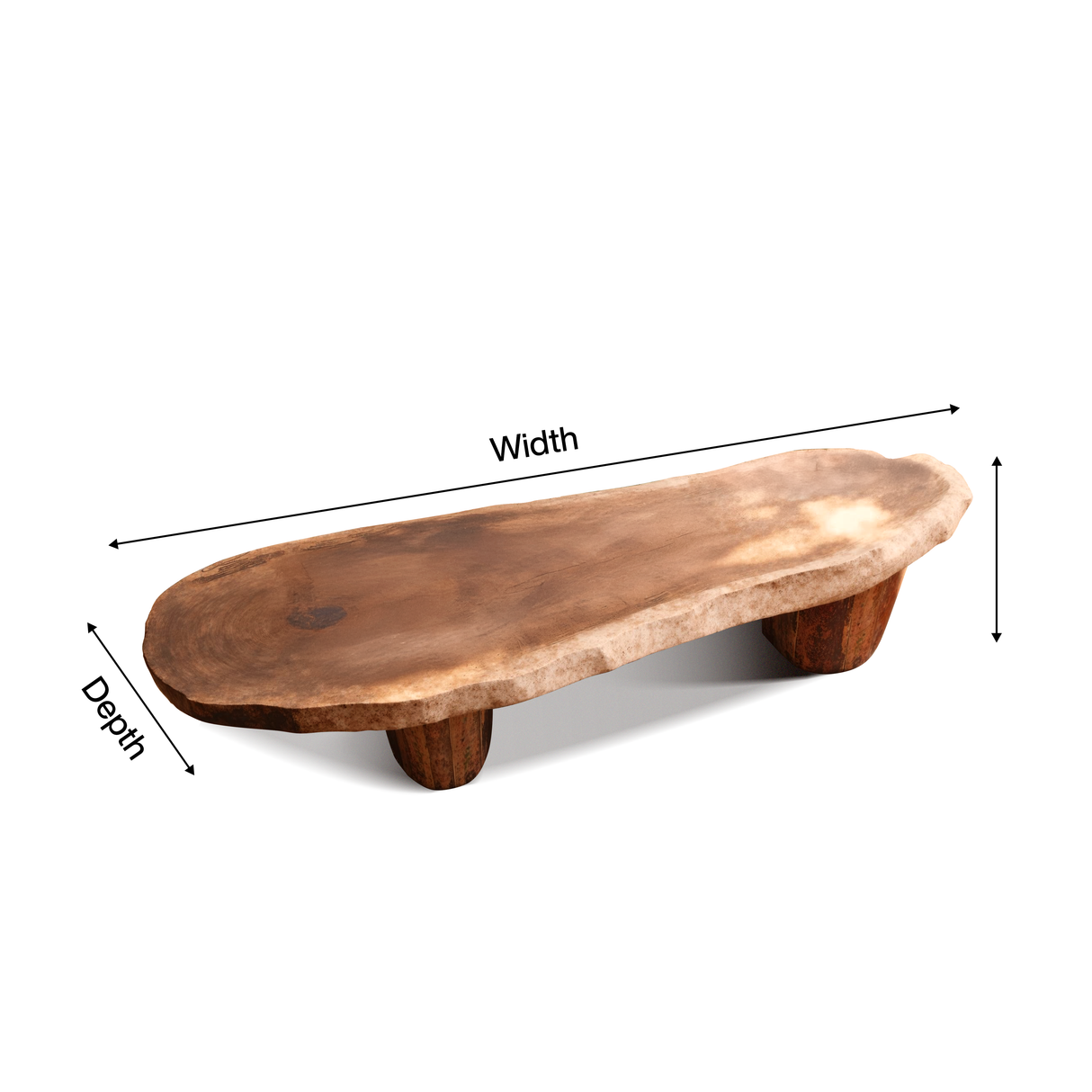 Zen Style Low Tea Table For Meditation Room Outdoor Use