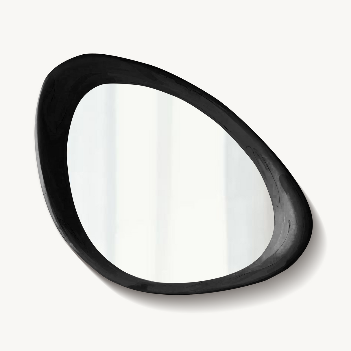 Modern Organic Shaped Wall Mirror For Living Spaces