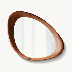 Modern Organic Shaped Wall Mirror For Living Spaces