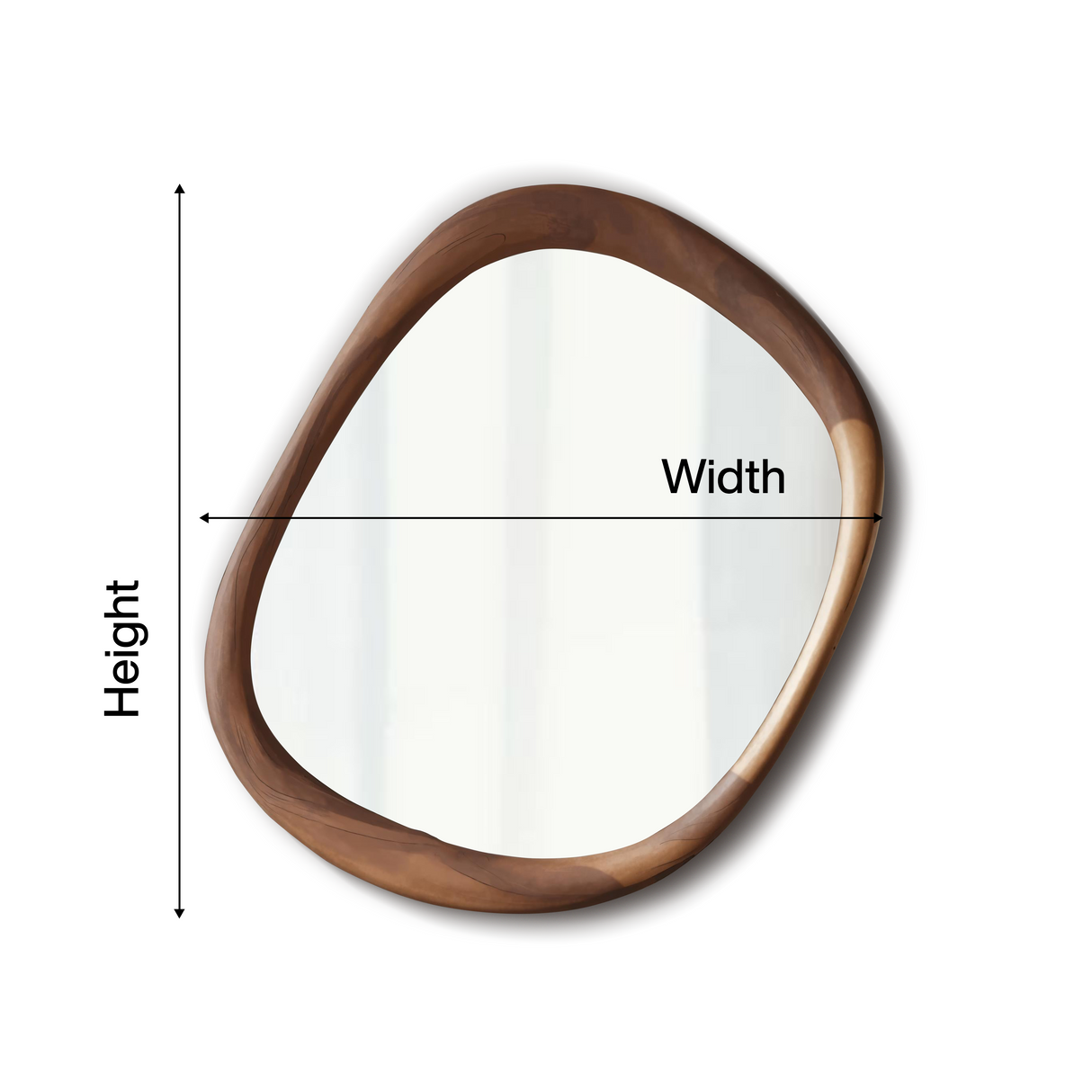 Minimalist Wall Mirror For Entryway Or Living Room