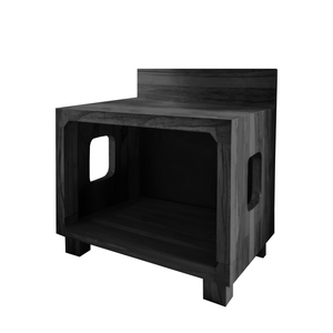 Modern Nightstand With Pet Bed For Small Spaces