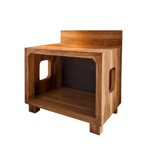 Modern Nightstand With Pet Bed For Small Spaces