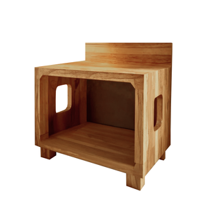 Modern Nightstand With Pet Bed For Small Spaces