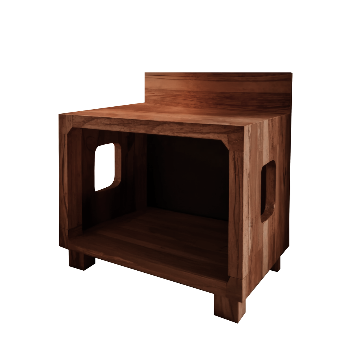 Modern Nightstand With Pet Bed For Small Spaces
