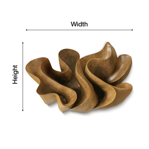 Abstract Wall Sculpture For Modern Living Room Accent