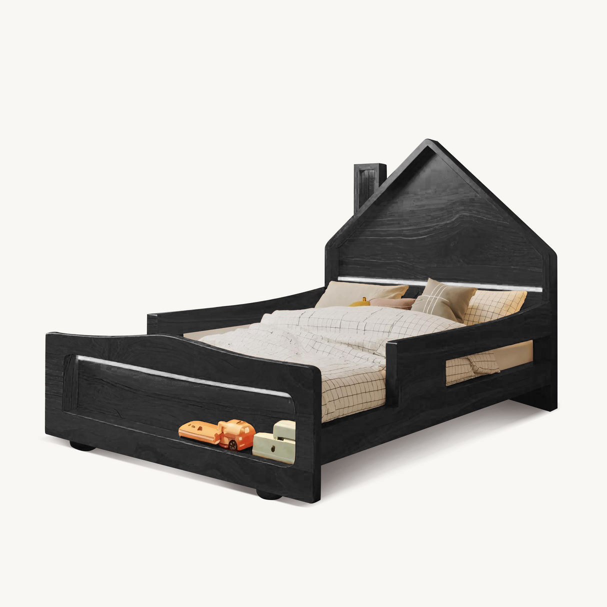 Modern House Shape Kids Bed For Toddler Bedroom