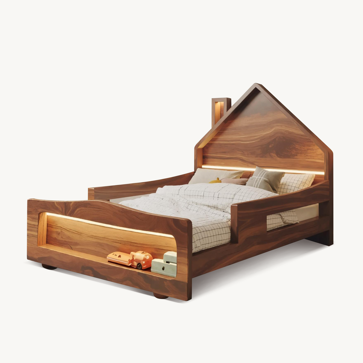 Modern House Shape Kids Bed For Toddler Bedroom