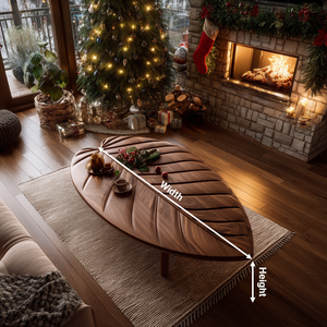 Rustic Solid Wood Coffee Table For Holiday Furniture Decoration
