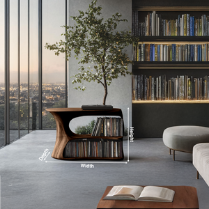 Farmhouse Record Cabinet For Entryway Organization