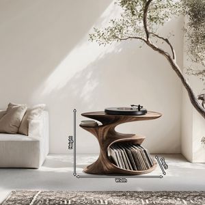 Farmhouse Record Stand Country Home Decor Style