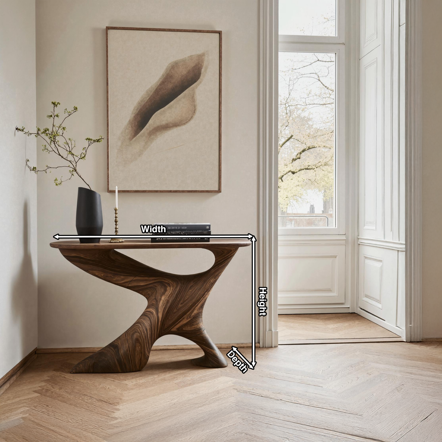 Handcrafted Foyer Table Furniture Decor