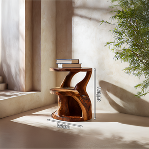 Contemporary Side Table Layered Design For Living Space