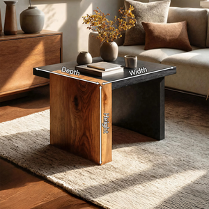 Handcrafted Live Edge Side Table For Rustic Cabin Decor
